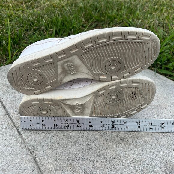 ASICS ortholite women’s running shoes size 11 US, side 9 UK white vintage S125 - Picture 8 of 13